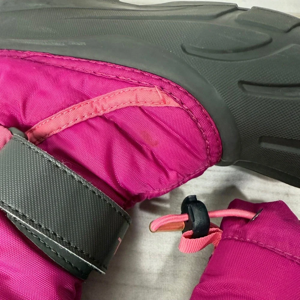 Sorel Kids Flurry Waterproof Winter Snow Boots Pink Girls‎ Size 2